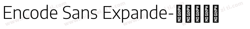 Encode Sans Expande字体转换